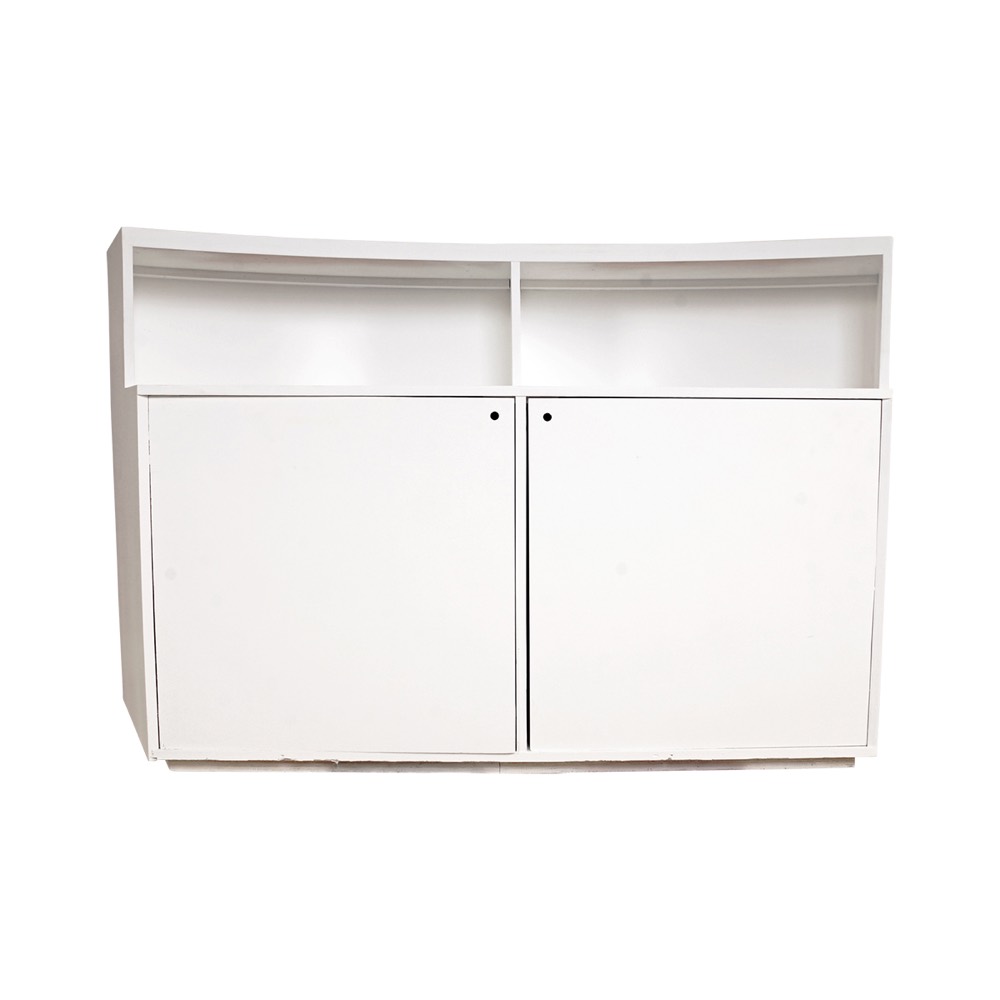 Checkout counter white