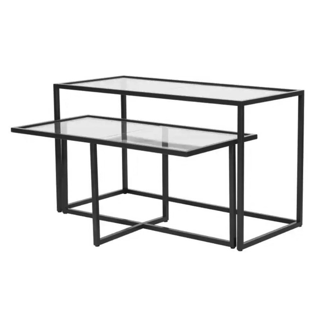 Glass shelves nesting table (Small)