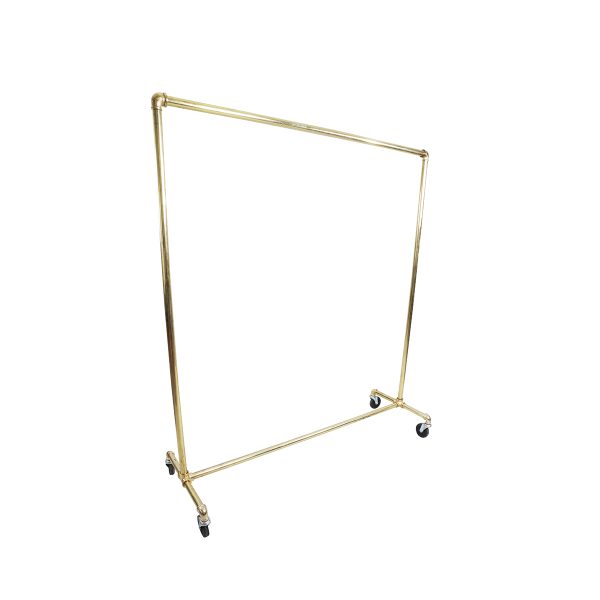 Industrial tubing rack brass