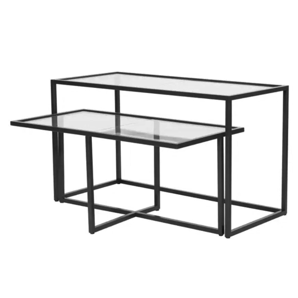 Glass shelves nesting table (Large)